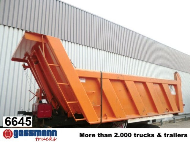 Meiller Meiller 3-Achse Mulde, ca. 10 cbm - Tipper body: picture 1 Meiller Meiller 3-Achse Mulde, ca. 10 cbm - Tipper body: picture 1