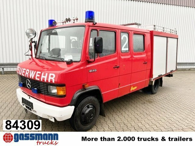 Mercedes-Benz 814 D 4x2 Doka, TLF 8 - Fire truck: picture 1 Mercedes-Benz 814 D 4x2 Doka, TLF 8 - Fire truck: picture 1