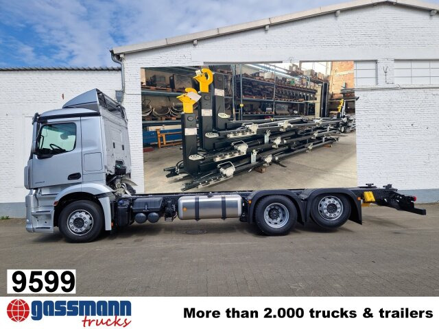 Mercedes-Benz Actros 2553 LL 6x2/46, Retarder, Liftachse, - Hook lift truck: picture 1 Mercedes-Benz Actros 2553 LL 6x2/46, Retarder, Liftachse, - Hook lift truck: picture 1