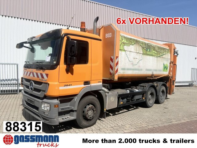 Mercedes-Benz Actros 2641/48 L 6x4, Seilabroller, Haller - Garbage truck: picture 1 Mercedes-Benz Actros 2641/48 L 6x4, Seilabroller, Haller - Garbage truck: picture 1