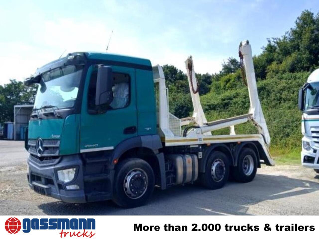 Mercedes-Benz Antos 2540 L 6x2, Teleabsetzer - Skip loader truck: picture 4 Mercedes-Benz Antos 2540 L 6x2, Teleabsetzer - Skip loader truck: picture 4