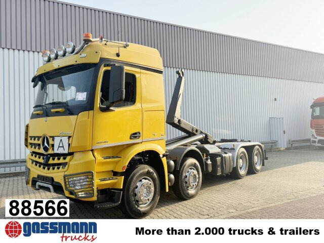 Mercedes-Benz Arocs 3245 LK 8x4/4, Navi, Motorabtrieb, Meiller - Hook lift truck: picture 1 Mercedes-Benz Arocs 3245 LK 8x4/4, Navi, Motorabtrieb, Meiller - Hook lift truck: picture 1