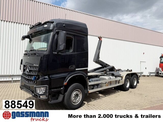 Mercedes-Benz Arocs 3351 6x4, Grounder, Retarder, Multimedia - Hook lift truck: picture 1 Mercedes-Benz Arocs 3351 6x4, Grounder, Retarder, Multimedia - Hook lift truck: picture 1