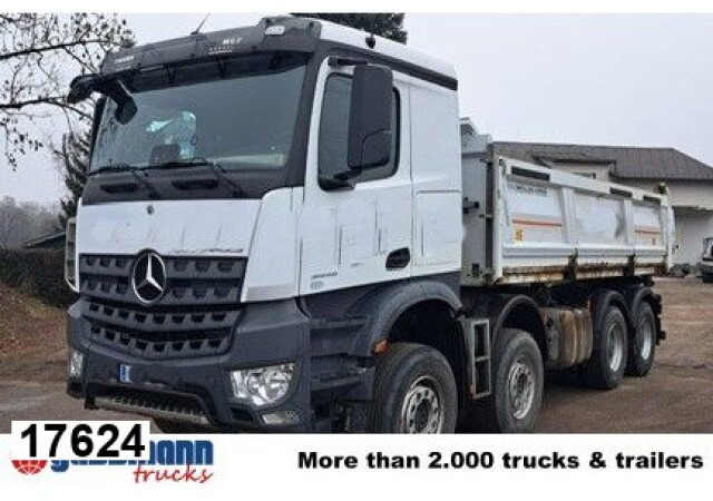Mercedes-Benz Arocs 3445 K 8x4/4, Meiller Bordmatik links - Tipper: picture 1 Mercedes-Benz Arocs 3445 K 8x4/4, Meiller Bordmatik links - Tipper: picture 1