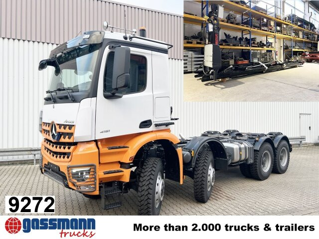 Mercedes-Benz Arocs 4151 AK 8x8/4, Grounder - Hook lift truck: picture 1 Mercedes-Benz Arocs 4151 AK 8x8/4, Grounder - Hook lift truck: picture 1
