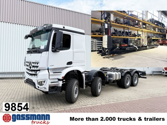 Mercedes-Benz Arocs 4151 AK 8x8/4, Hiab Abrollanlage Ultima - Hook lift truck: picture 1 Mercedes-Benz Arocs 4151 AK 8x8/4, Hiab Abrollanlage Ultima - Hook lift truck: picture 1