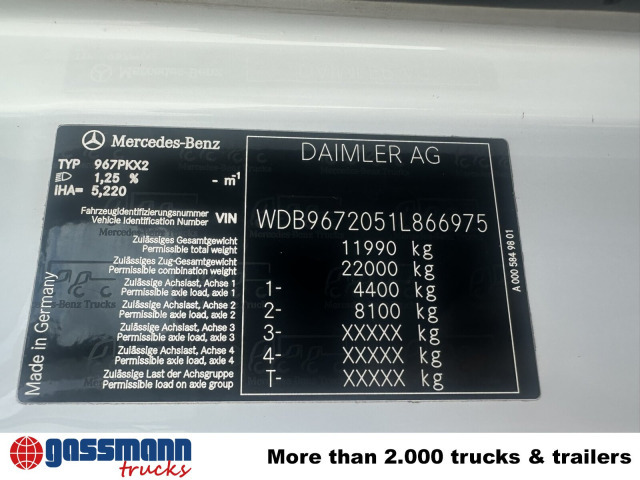 Mercedes-Benz Atego 1223 K 4x2, AHK-Öl - Tipper: picture 4 Mercedes-Benz Atego 1223 K 4x2, AHK-Öl - Tipper: picture 4