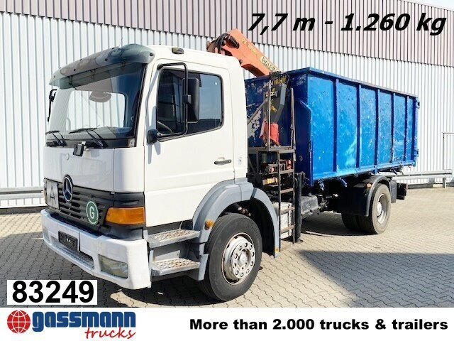 Mercedes-Benz Atego 1823 4x2 mit Kran Palfinger PK10500, - Tipper, Crane truck: picture 1 Mercedes-Benz Atego 1823 4x2 mit Kran Palfinger PK10500, - Tipper, Crane truck: picture 1