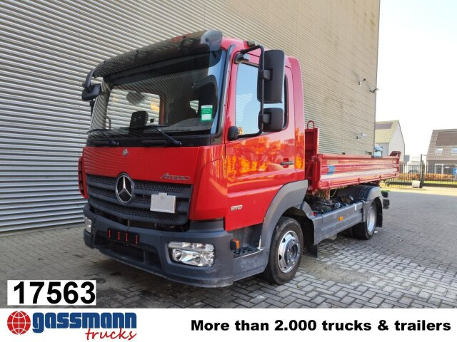 Mercedes-Benz Atego 818 K 4x2, Meiller-Kipper, 2 x AHK - Tipper: picture 1 Mercedes-Benz Atego 818 K 4x2, Meiller-Kipper, 2 x AHK - Tipper: picture 1