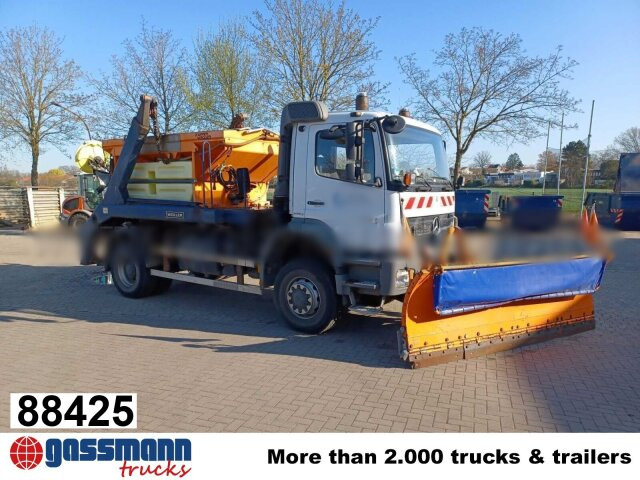 Mercedes-Benz Axor 1824 4x4, Tele-Absetzer, - Skip loader truck: picture 1 Mercedes-Benz Axor 1824 4x4, Tele-Absetzer, - Skip loader truck: picture 1