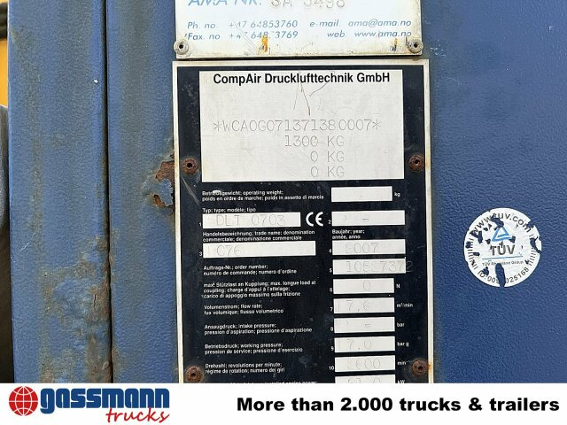 Mercedes-Benz Axor 1824 K 4x2, AMV Hubsteiger + Kompressor, - Truck mounted aerial platform: picture 2 Mercedes-Benz Axor 1824 K 4x2, AMV Hubsteiger + Kompressor, - Truck mounted aerial platform: picture 2