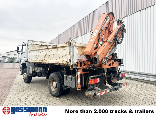 Tipper, Crane truck Mercedes-Benz Axor 1833 AK 4x4 mit Heckkran Atlas 105.2-A2L: picture 11