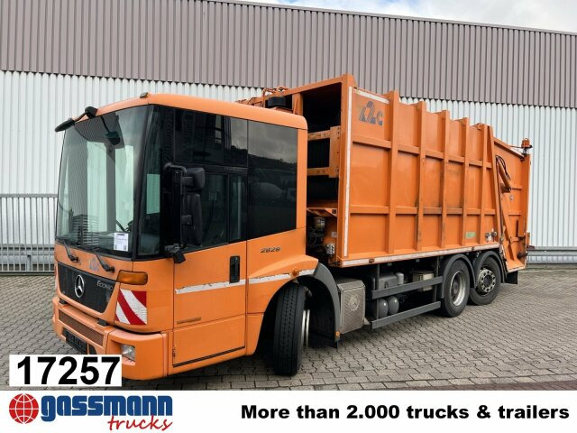 Mercedes-Benz Econic 2629 LL 6x2/4 NLA, EEV, Lenkachse, Haller - Garbage truck: picture 1 Mercedes-Benz Econic 2629 LL 6x2/4 NLA, EEV, Lenkachse, Haller - Garbage truck: picture 1