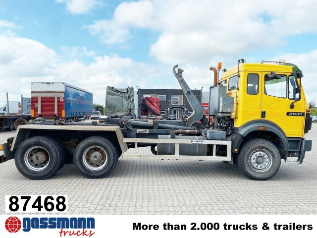 Mercedes-Benz SK II 2631 6x4, Winterdienstausstattung - Hook lift truck: picture 1 Mercedes-Benz SK II 2631 6x4, Winterdienstausstattung - Hook lift truck: picture 1