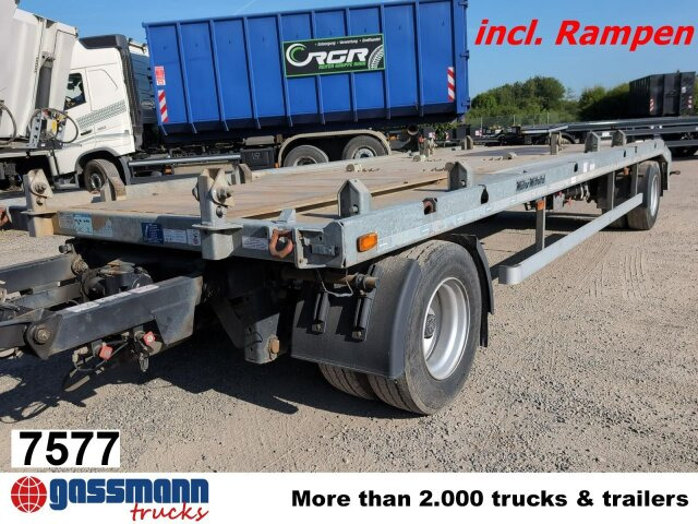 Müller-Mitteltal Mueller TRA 18 to, Tieflader auch als Kombi, 2 x - Low loader trailer: picture 1 Müller-Mitteltal Mueller TRA 18 to, Tieflader auch als Kombi, 2 x - Low loader trailer: picture 1