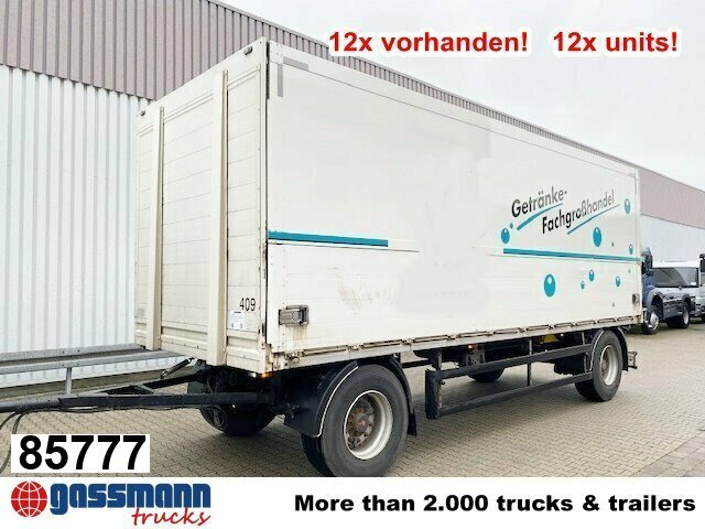 Orten PRASQ 18 Getränkeanhänger, Stapleraufnahme, - Closed box trailer: picture 1 Orten PRASQ 18 Getränkeanhänger, Stapleraufnahme, - Closed box trailer: picture 1