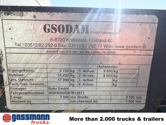 RZA 18 Abrollanhänger - Roll-off/ Skip trailer: picture 2 RZA 18 Abrollanhänger - Roll-off/ Skip trailer: picture 2