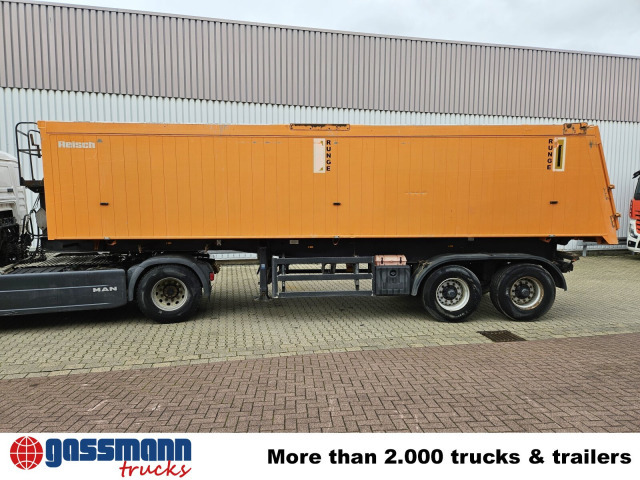 Tipper semi-trailer Reisch RHKS-32/18 AL, 40 cbm Alu Kastenmulde: picture 8