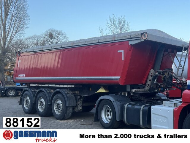 Schmitz Cargobull SKI 24 SL 7.2, Alumulde ca. 24m³, Liftachse, - Tipper semi-trailer: picture 1 Schmitz Cargobull SKI 24 SL 7.2, Alumulde ca. 24m³, Liftachse, - Tipper semi-trailer: picture 1