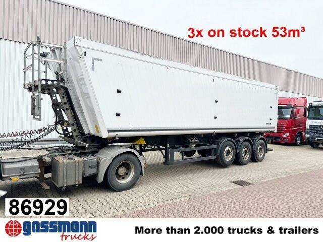 Schmitz Cargobull SKI 24 SL 9.6, Liftachse, Alumulde ca. 52m³ - Tipper semi-trailer: picture 1 Schmitz Cargobull SKI 24 SL 9.6, Liftachse, Alumulde ca. 52m³ - Tipper semi-trailer: picture 1