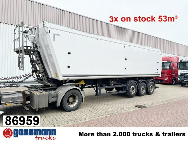 Schmitz Cargobull SKI 24 SL 9.6, Liftachse, Alumulde ca. 52m³ - Tipper semi-trailer: picture 1 Schmitz Cargobull SKI 24 SL 9.6, Liftachse, Alumulde ca. 52m³ - Tipper semi-trailer: picture 1