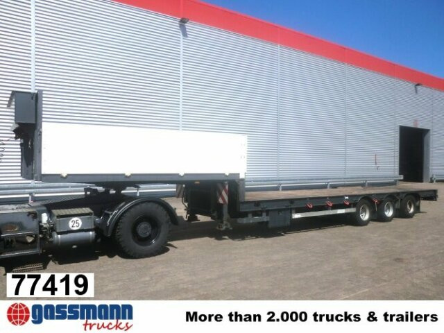 Schwarzmüller STP 3/ZV-N, 3-Achse nachlaufgelenkt, mit 6x - Low loader semi-trailer: picture 1 Schwarzmüller STP 3/ZV-N, 3-Achse nachlaufgelenkt, mit 6x - Low loader semi-trailer: picture 1