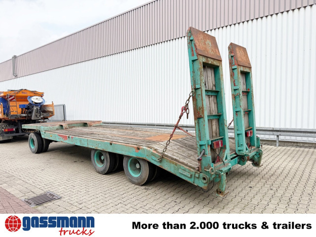 Low loader trailer for transportation of heavy machinery TA 30, hydr. Rampen: picture 6