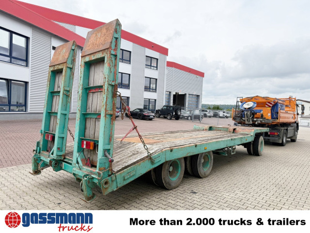 Low loader trailer for transportation of heavy machinery TA 30, hydr. Rampen: picture 8