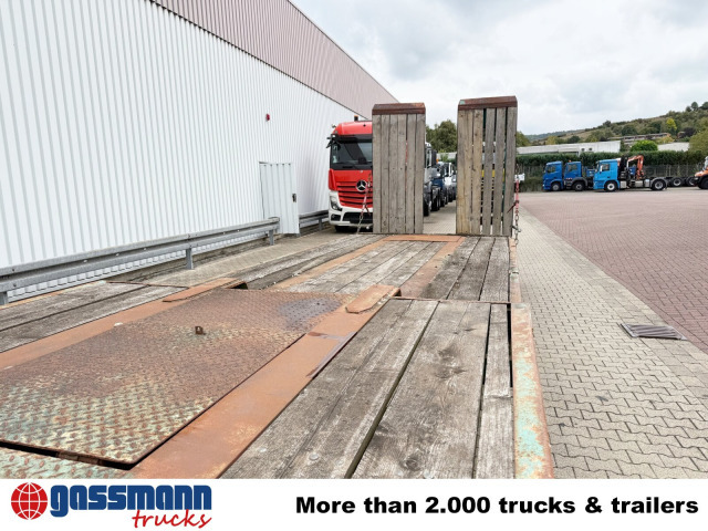 Low loader trailer for transportation of heavy machinery TA 30, hydr. Rampen: picture 11