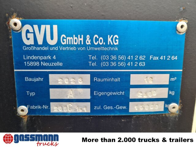 Abrollcontainer mit Pendelklappe ca. 18m³, - Truck: picture 2 Abrollcontainer mit Pendelklappe ca. 18m³, - Truck: picture 2