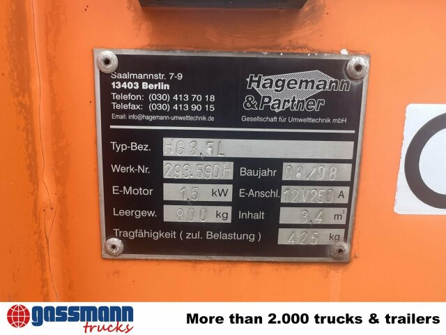 Volkswagen T5 1.9 TDI 4x2, Hagemann Müllpreßaufbau ca. - Garbage truck: picture 3 Volkswagen T5 1.9 TDI 4x2, Hagemann Müllpreßaufbau ca. - Garbage truck: picture 3
