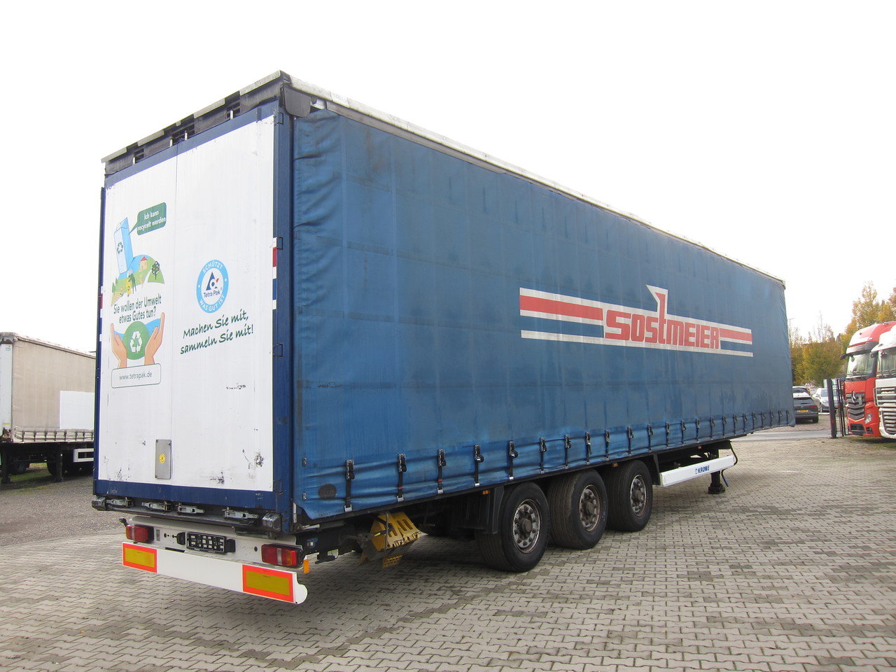 KRONE SD MegaLiner Liftaxle BPW Disc - Curtainsider trailer: picture 3 KRONE SD MegaLiner Liftaxle BPW Disc - Curtainsider trailer: picture 3