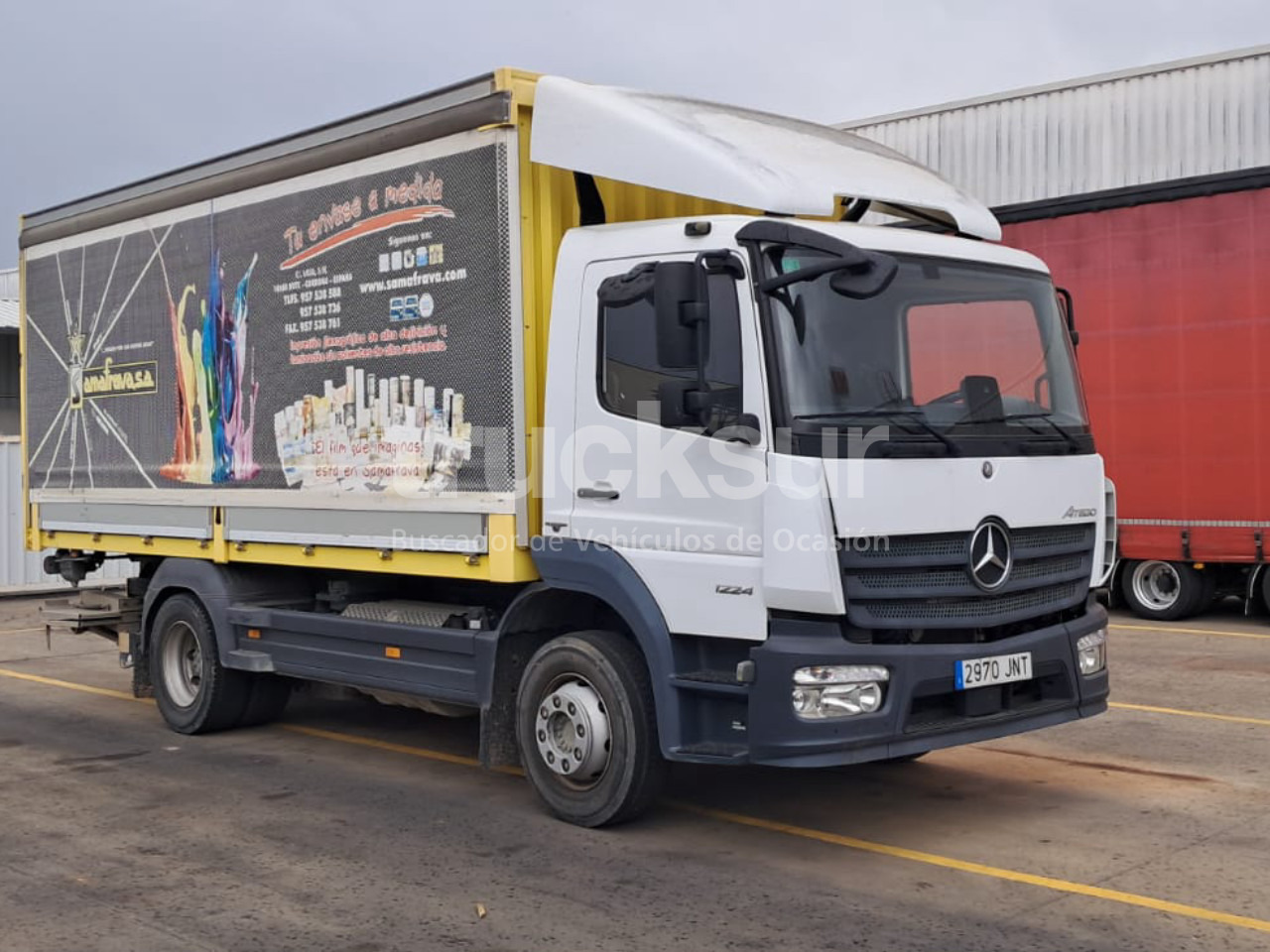 MERCEDES ATEGO 1224L - Curtainsider truck: picture 1 MERCEDES ATEGO 1224L - Curtainsider truck: picture 1