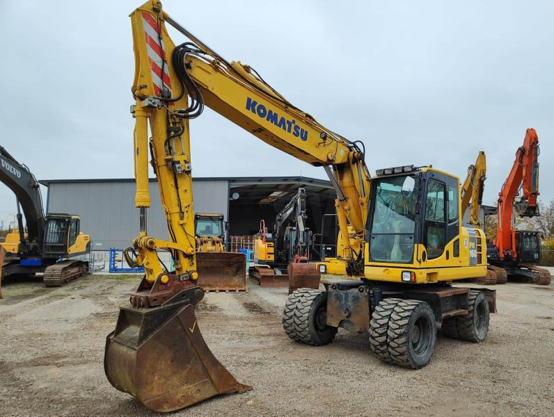 Komatsu PW160-8 - Wheel excavator: picture 2 Komatsu PW160-8 - Wheel excavator: picture 2