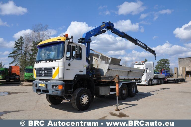 MAN 19.322 6X4 manipuliatorius HMF1453(B3) - Tipper, Crane truck: picture 1 MAN 19.322 6X4 manipuliatorius HMF1453(B3) - Tipper, Crane truck: picture 1