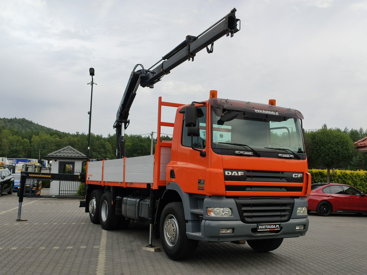 DAF CF 85.380 6x2 Oś Skrętna Skrzynia HDS HIAB 220C + Pilot - Dropside/ Flatbed truck, Crane truck: picture 3 DAF CF 85.380 6x2 Oś Skrętna Skrzynia HDS HIAB 220C + Pilot - Dropside/ Flatbed truck, Crane truck: picture 3