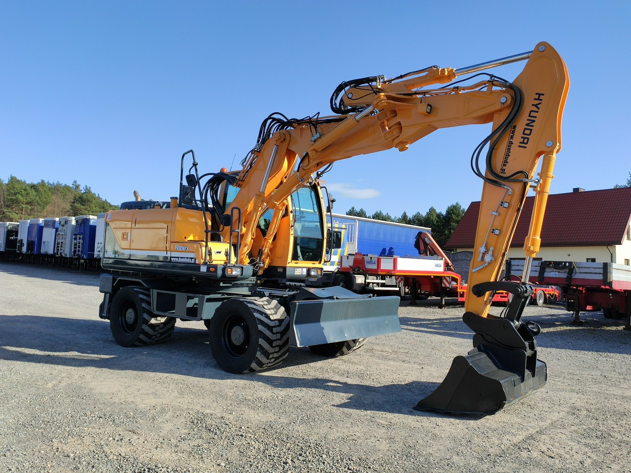 Hyundai 140W-9 Łyżka Skarpowa+Szybko Złącze !!! STAN Bardzo Dobry !!! - Wheel excavator: picture 2 Hyundai 140W-9 Łyżka Skarpowa+Szybko Złącze !!! STAN Bardzo Dobry !!! - Wheel excavator: picture 2