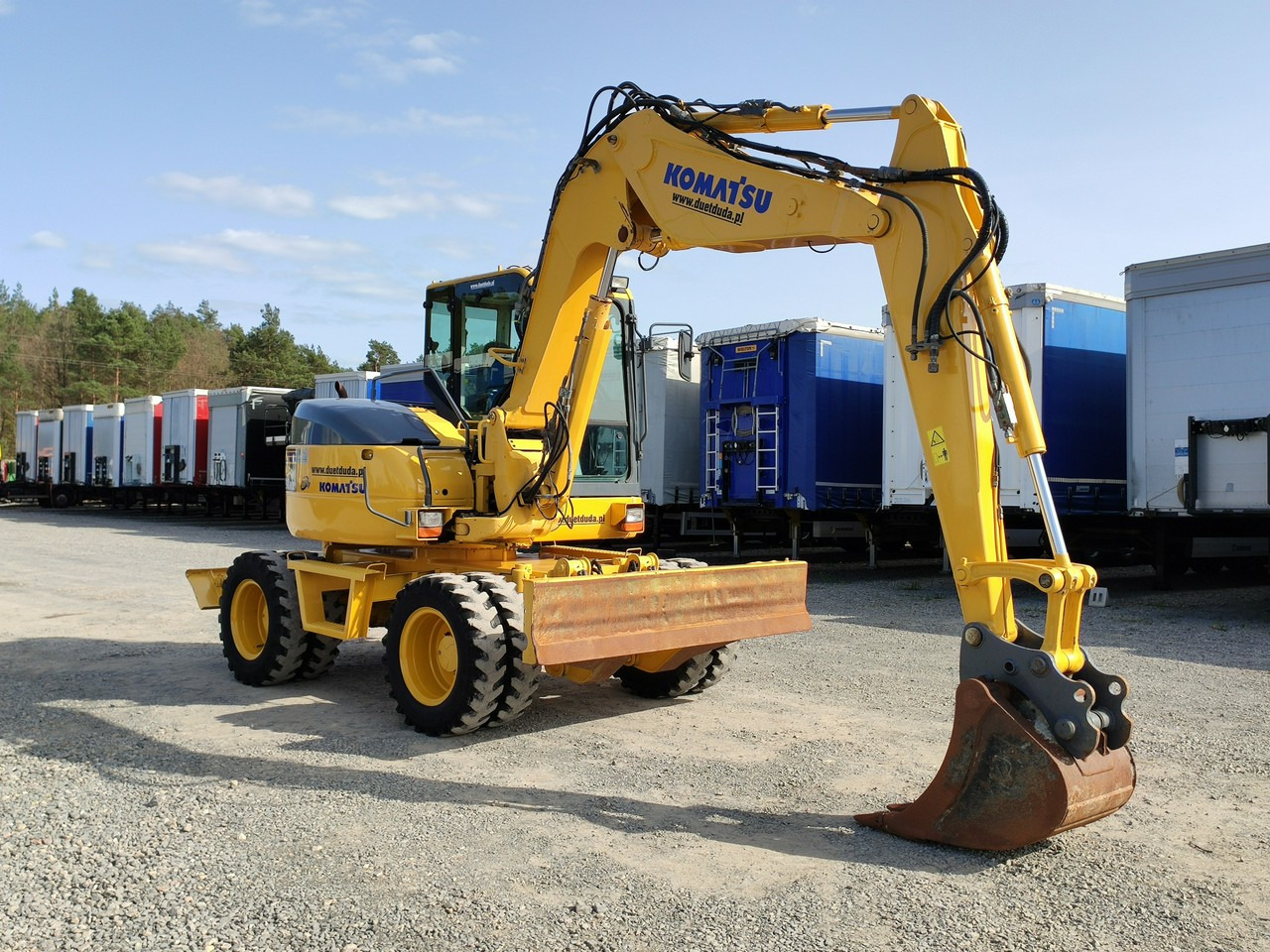 Komatsu PW 98 MR 8 Pług + Podpory 10ton Szybkozłącze - Wheel excavator: picture 3 Komatsu PW 98 MR 8 Pług + Podpory 10ton Szybkozłącze - Wheel excavator: picture 3