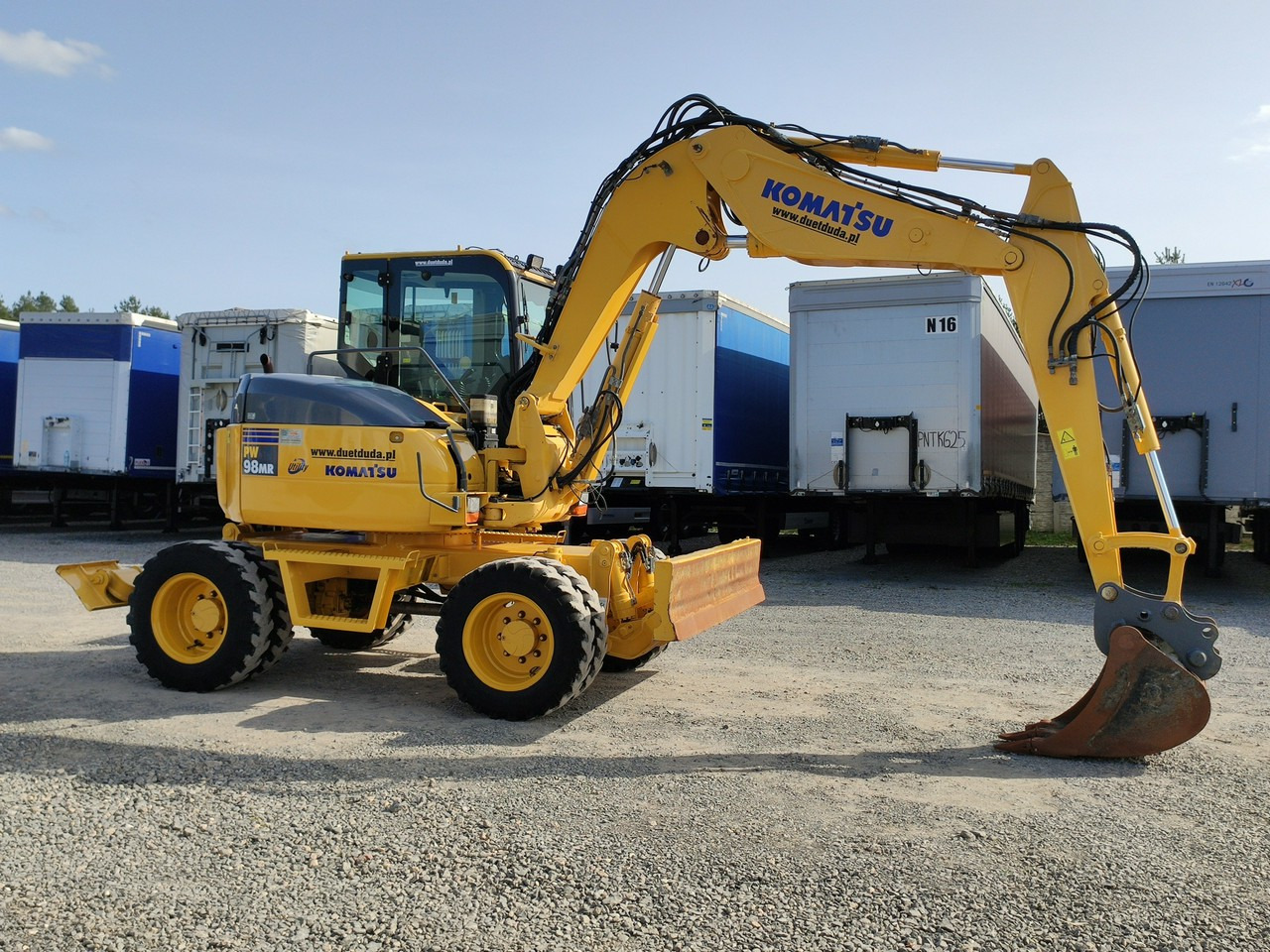 Komatsu PW 98 MR 8 Pług + Podpory 10ton Szybkozłącze - Wheel excavator: picture 5 Komatsu PW 98 MR 8 Pług + Podpory 10ton Szybkozłącze - Wheel excavator: picture 5