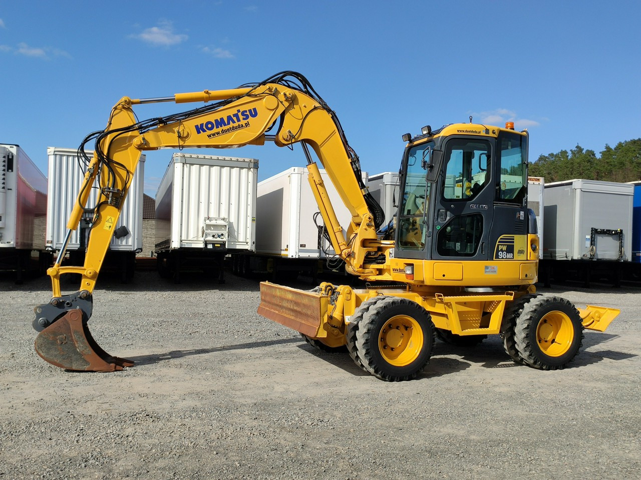 Komatsu PW 98 MR 8 Pług + Podpory 10ton Szybkozłącze - Wheel excavator: picture 2 Komatsu PW 98 MR 8 Pług + Podpory 10ton Szybkozłącze - Wheel excavator: picture 2