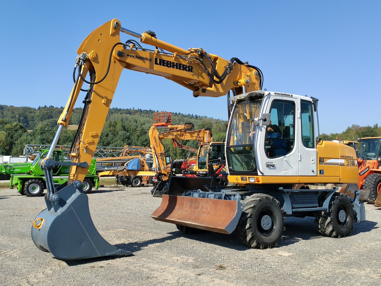 Liebherr A316 Maszyna po Pełnym Tulejowaniu Bez Luzów i Wycieków - Wheel excavator: picture 1 Liebherr A316 Maszyna po Pełnym Tulejowaniu Bez Luzów i Wycieków - Wheel excavator: picture 1