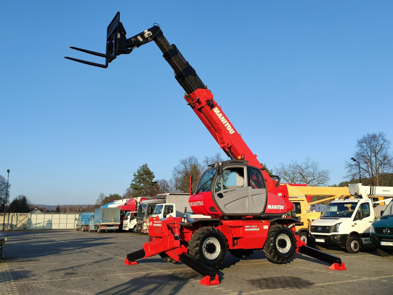 Manitou MRT 1850 ROTO Teleskopowa Obrotowa Dźwig 2150,2140,2540 - Telescopic handler: picture 2 Manitou MRT 1850 ROTO Teleskopowa Obrotowa Dźwig 2150,2140,2540 - Telescopic handler: picture 2