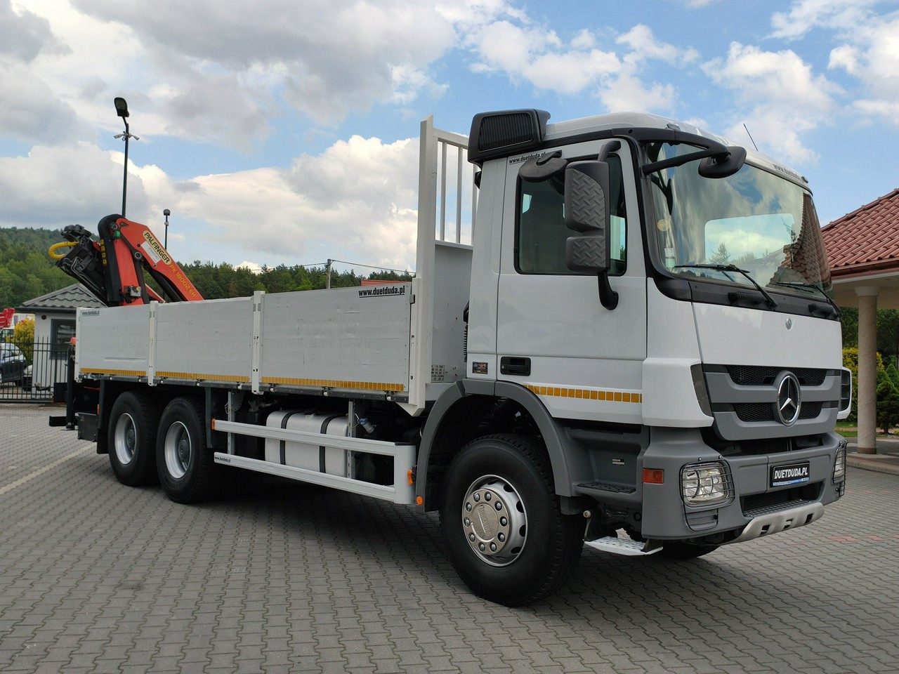 Mercedes Actros 2636 6x4 HDS Palfinger PK 18002-EH Rotato - Dropside/ Flatbed truck, Crane truck: picture 1 Mercedes Actros 2636 6x4 HDS Palfinger PK 18002-EH Rotato - Dropside/ Flatbed truck, Crane truck: picture 1