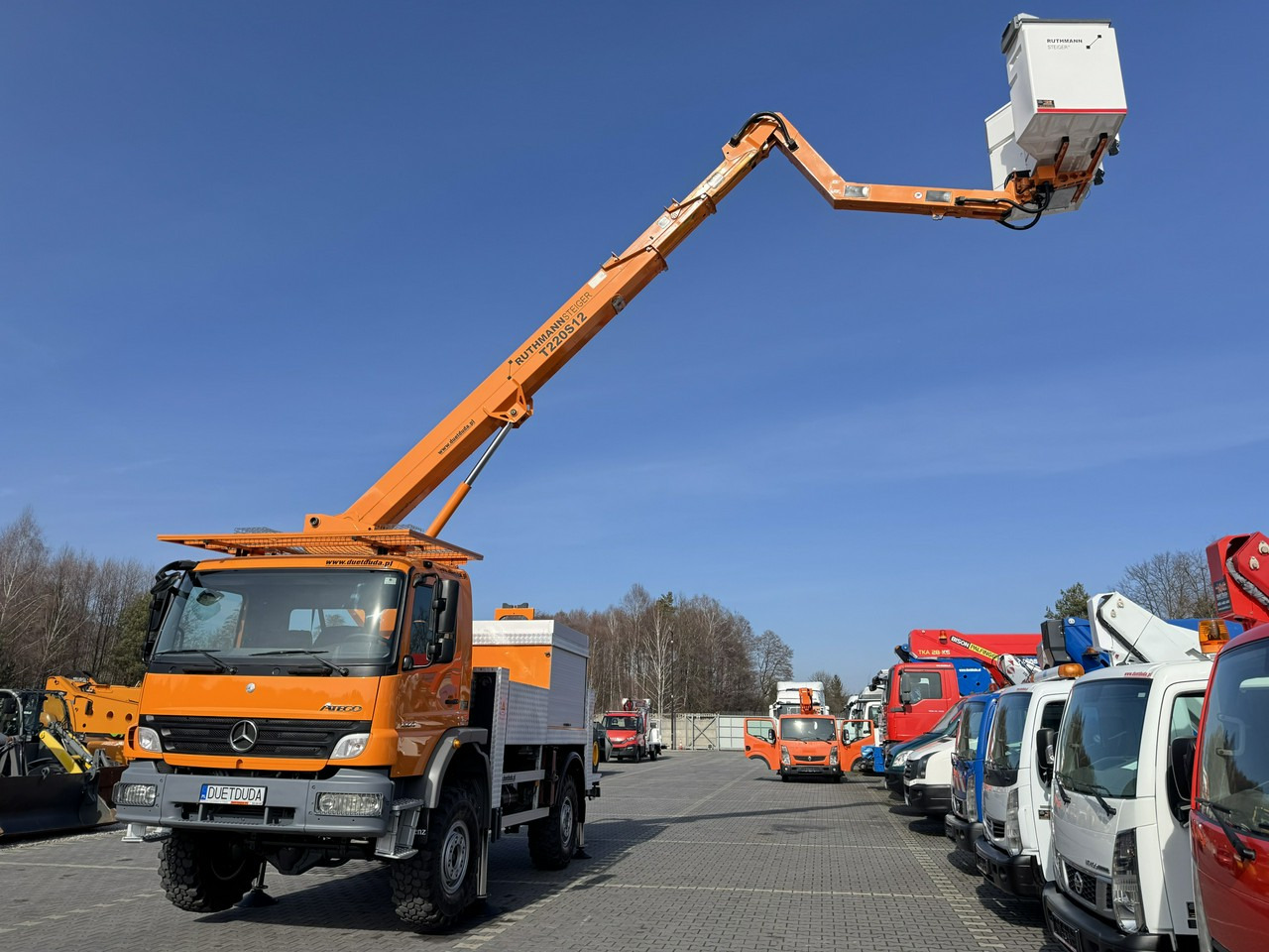 Mercedes Atego 1324 4x4 Zwyżka RUTHMANN STEIGER T220S12 Podnośnik Koszowy - Truck mounted aerial platform: picture 1 Mercedes Atego 1324 4x4 Zwyżka RUTHMANN STEIGER T220S12 Podnośnik Koszowy - Truck mounted aerial platform: picture 1