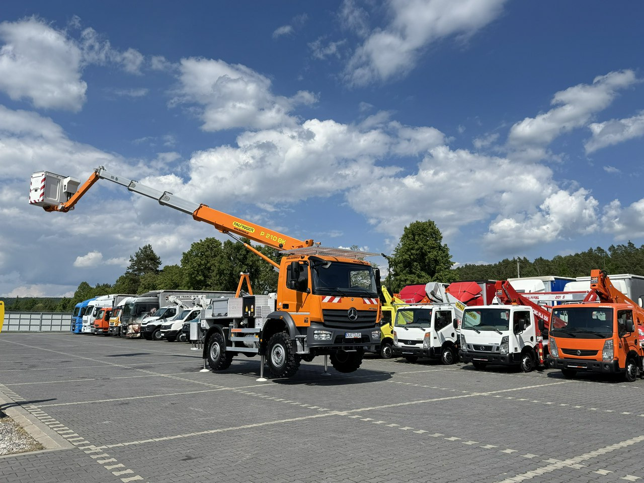 Mercedes Atego 718 E6 4x4 Zwyżka PALFINGER P210 BK Podnośnik Koszowy - Truck mounted aerial platform: picture 4 Mercedes Atego 718 E6 4x4 Zwyżka PALFINGER P210 BK Podnośnik Koszowy - Truck mounted aerial platform: picture 4