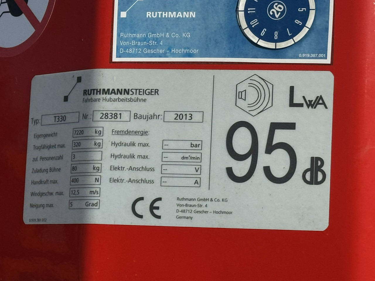 MAN TGL 7.150 Zwyżka Ruthmann T330 33-Metry DMC 7500KG 21m w Bok - Other machinery: picture 4 MAN TGL 7.150 Zwyżka Ruthmann T330 33-Metry DMC 7500KG 21m w Bok - Other machinery: picture 4