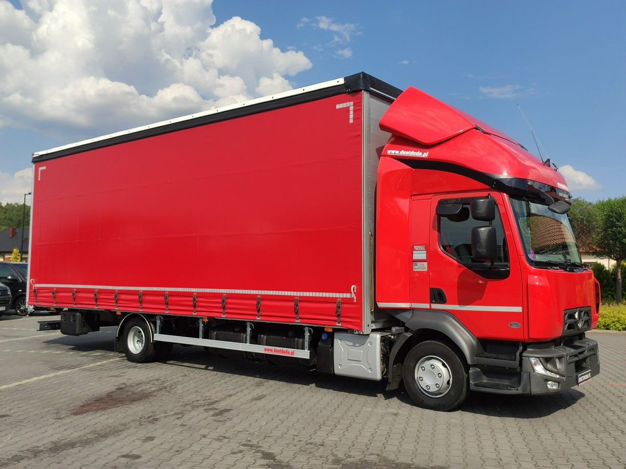 Curtainsider truck Renault D12.240 E6 Firana Tył Drzwi Dach Zsuwany Długa 830cm: picture 7