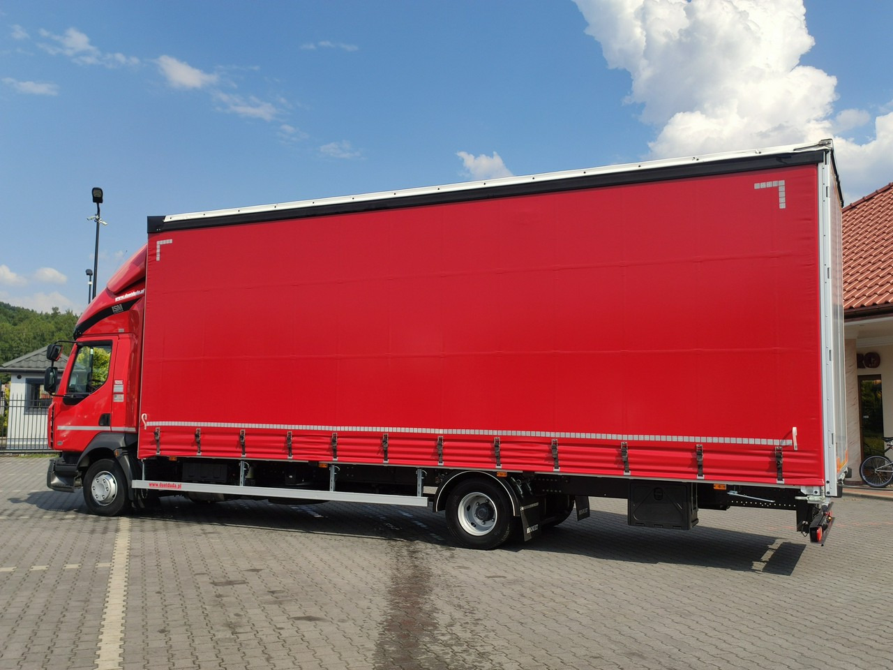 Curtainsider truck Renault D12.240 E6 Firana Tył Drzwi Dach Zsuwany Długa 830cm: picture 11