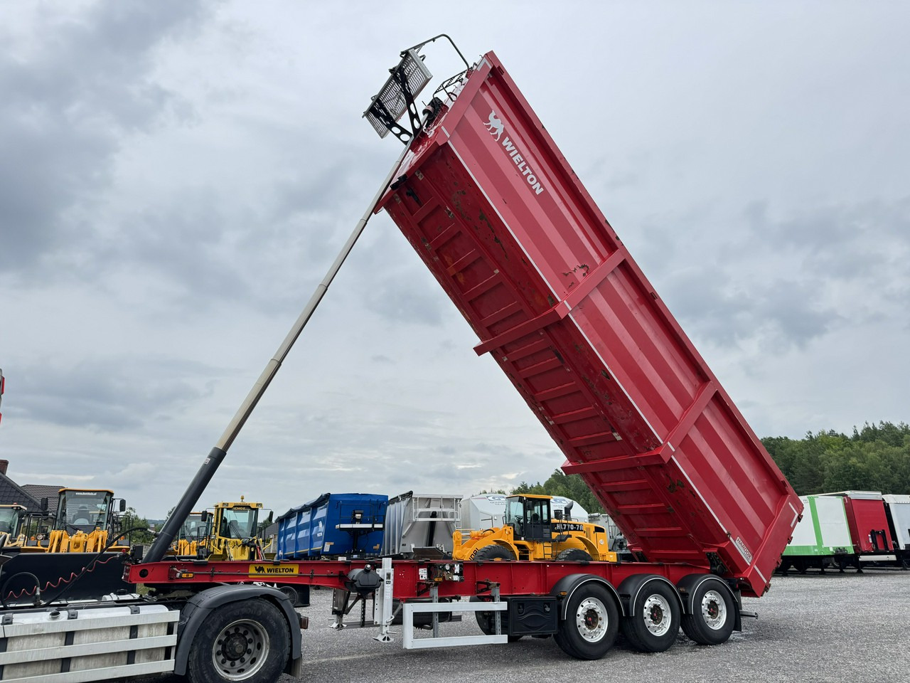 Wielton HARDOX STALOWA DO ZŁOMU 50m Oś Podnoszona Złomówka Stan Bdb - Tipper semi-trailer: picture 1 Wielton HARDOX STALOWA DO ZŁOMU 50m Oś Podnoszona Złomówka Stan Bdb - Tipper semi-trailer: picture 1
