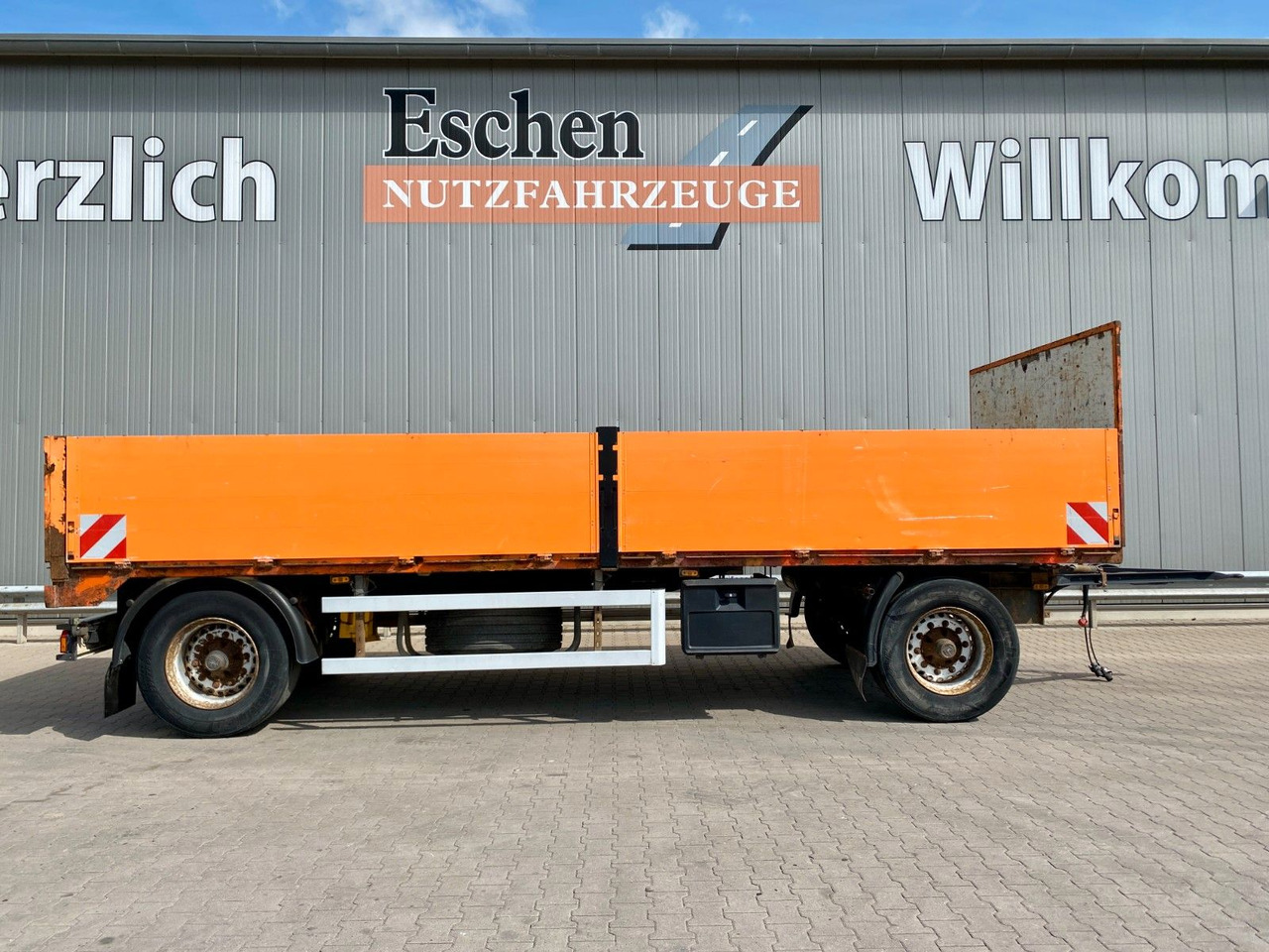 M&V | 1.Hand*Twist-Lock*Reifenprofil:70%*BPW*ABS - Dropside/ Flatbed trailer: picture 5 M&V | 1.Hand*Twist-Lock*Reifenprofil:70%*BPW*ABS - Dropside/ Flatbed trailer: picture 5